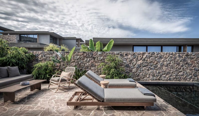 Domes Zeen Chania - Sapphire Pavilion Private Pool Sunbeds